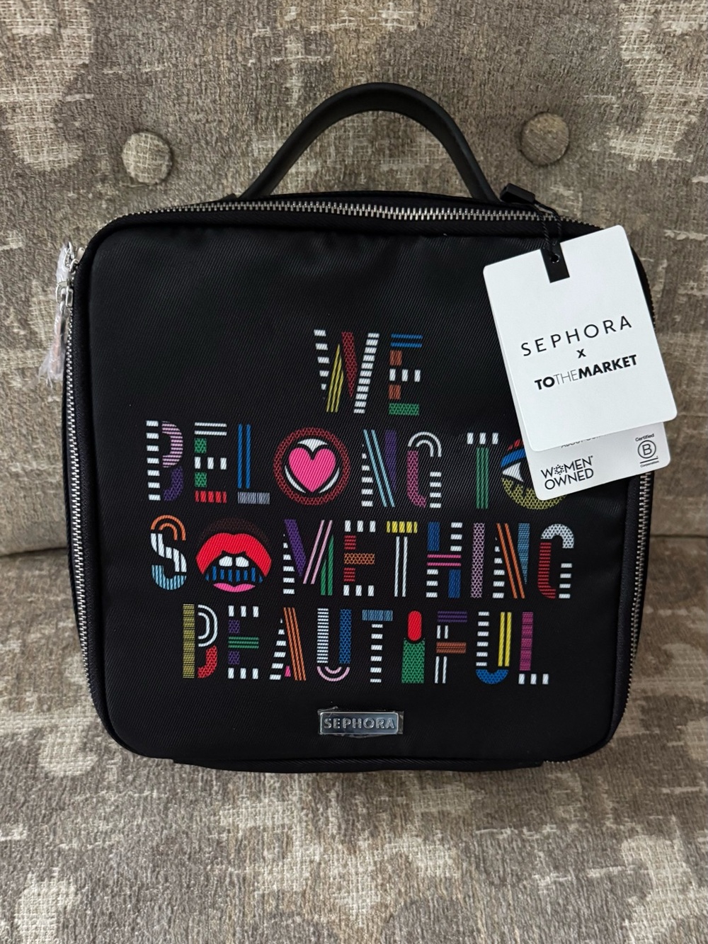 Sephora + To Market Black Cosmetic Case We Belong